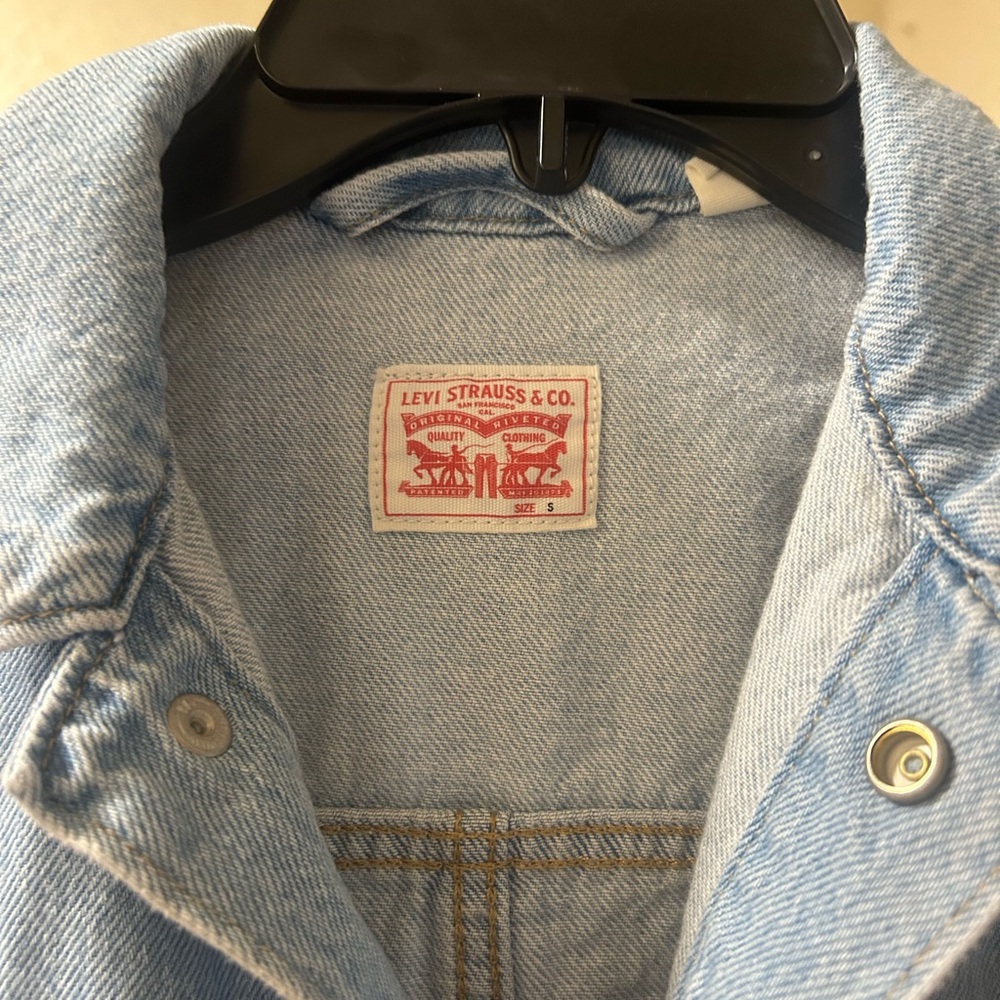 Levi's Sky Blue Denim Overalls